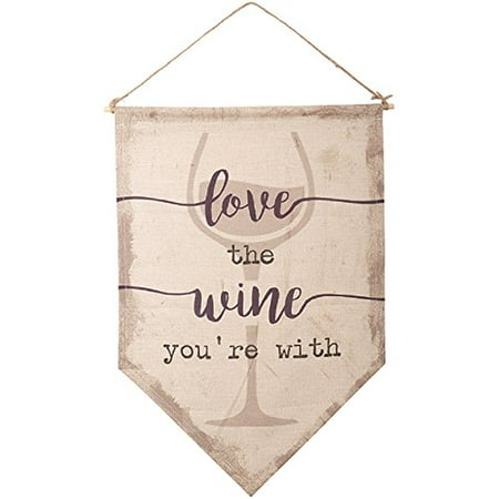 Carson Love The Wine You're with Banner, 22 inches