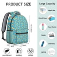 thumbnail image 6 of Pizza Themed School Backpack - Trendy & Practical Bag for College & Commute, Roomy Interior, Padded Shoulder Straps, Fun Design, Must-Have for Students, 6 of 6