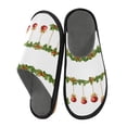 thumbnail image 2 of IAUYY Memory Foam House Slippers Suitable for Both Men and Women. Comfortable, Anti-Slip Plush Flat-Bottomed Slippers The Best Holiday Gift Red Spherical Ornament, 2 of 9