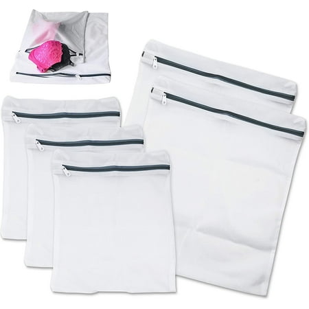 Houseware Laundry Bra Lingerie Mesh Wash Bag (2 Large,3 Medium ...