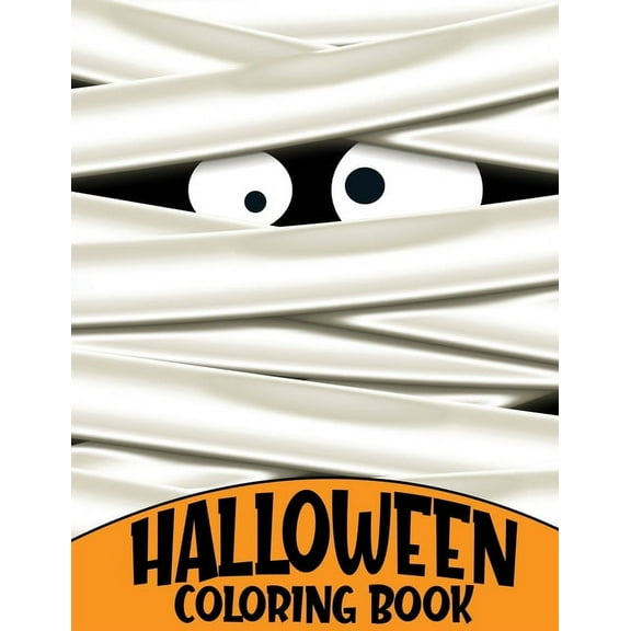 Halloween Coloring Book: Spooky Fun For Kids Ages 3-5 (Paperback)