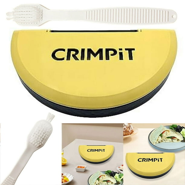 Sandwichera para Desayuno Con Superficie Antiadherente Fácil Limpiar Camping (Semicírculo Y Cepillo)