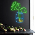 thumbnail image 4 of Glowneon Monstera Pots Neon Sign, Flower Shop Long-lasting Decor, 4 of 4