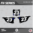 thumbnail image 3 of Kalair GFX Graphics Kit for Kawasaki KX100 (2014-2021) Fh Series, 3 of 5