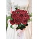 thumbnail image 4 of Flores artificiales N&T NIETING Espuma rosa de color rojo oscuro x25, 4 of 8