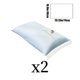 thumbnail image 3 of Juego de 2 fundas de almohada de color liso | Fundas de almohada de poliéster suaves y transpirables | Tamaño estándar de 48 x 74 cm | Funda de almohada refrescante para un sueño cómodo | 5 opciones, 3 of 7