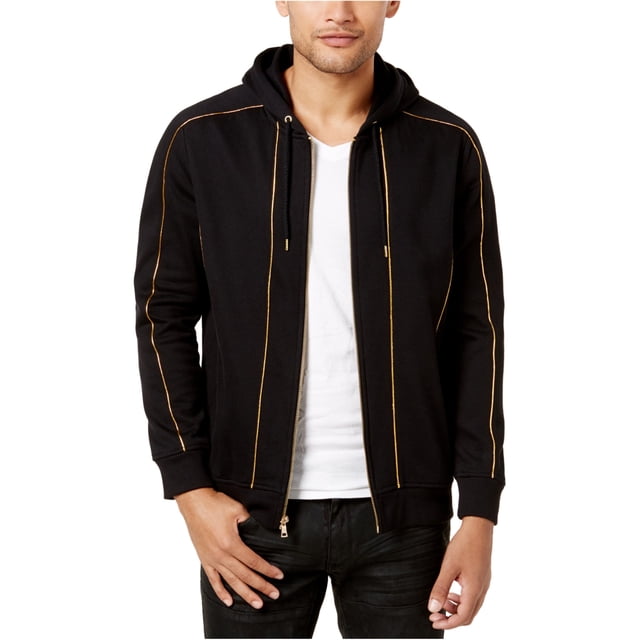 INC - Sudadera con capucha para hombre, color negro, pequeña