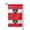 Square, variant on Austrian Flag Garden Flag Vertical Double Sided Yard Outdoor Decoration 12.5 x 18 Inch Square