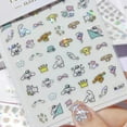1PCS New Cartoon Hello Kitty Stickers Sanrio Cinnamoroll Nail Stickers