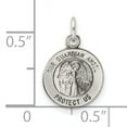 thumbnail image 3 of Sterling Silver Antiqued Guardian Angel Medal QC5817, 3 of 4