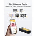 thumbnail image 3 of Escáner Bluetooth Inateck BCST-42GNEW1 2D mini portátil amarillo, 3 of 8