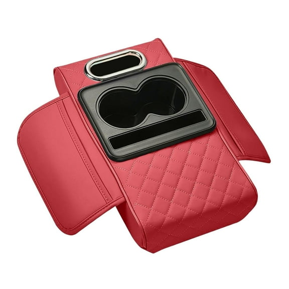 Nishiyuenyi Generic Car Center Pad Anti Slip with Cup Holder for Sedan Auto C