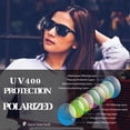 thumbnail image 4 of Gafas de Sol Joopin Semi Aro Polarizadas UV400 Marrón Carey, 4 of 6