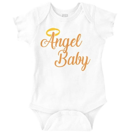 

Angel Baby Cute Religious Beautiful Romper Boys or Girls Infant Baby Brisco Brands 12M