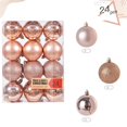 thumbnail image 1 of Christmas Decorative Balls Christmas Tree Hanging Christmas Ball Hanging Decorations 24PCS(Red), 1 of 8