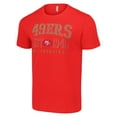 thumbnail image 2 of Men's Starter Scarlet San Francisco 49ers Throwback Logo T-Shirt, 2 of 3