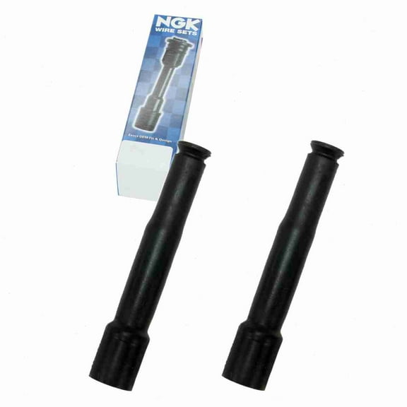 2 pc NGK 58928 Ignition Coil Boots for 145007 175-1008 35-7023 36-2007 50068 50068-1 671-5009 702446 SPB122 SPP58 SPP58E Direct Spark Plug Wire