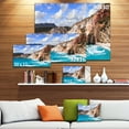 thumbnail image 3 of les Grecques Plages Pittoresques - Impression sur Toile Paysage, 3 of 4