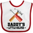 thumbnail image 3 of Inktastic Daddy Little Helper Tools Boys Baby Bib, 3 of 4