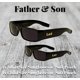 thumbnail image 4 of Set de gafas de sol Locs para padre e hijo a juego UV400 Protect, 4 of 4