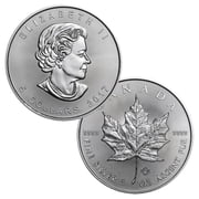 RCM - Royal Canadian Mint 2017 $5 Maple Leaf - 1oz .9999 Silver Coin - Brilliant Uncirculated