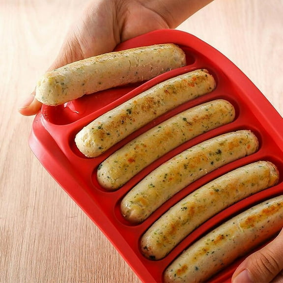 -6 in 1 Sausage Machine DIY Mold Making Hot Dog Handmade Ham Silicone Mold Food Machine Kitchen Cooking Gadgets