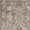 thumbnail image 2 of HomeRoots 480247 3 x 5 ft. Beige & Gray Oriental Power Loom Non Skid Rectangle Area Rug, 2 of 8