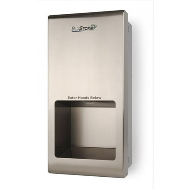 EZ Taping System HD095509 BluStorm High Speed Recessed Hand Dryer in