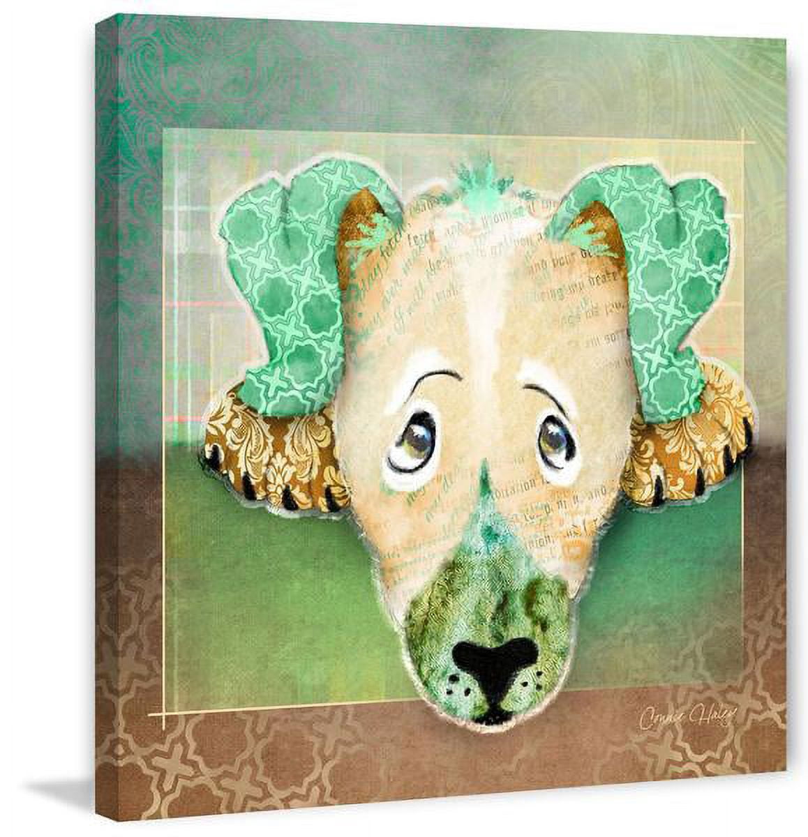 "Sad Dog II" Painting Print on Wrapped Canvas