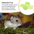 thumbnail image 4 of Langgg Hamster Swing PVC Seesaw Small Toy Bear Exquisite Deck DIY Colorful Playing Accessories Plate Interactive Activity Pets green, 4 of 9