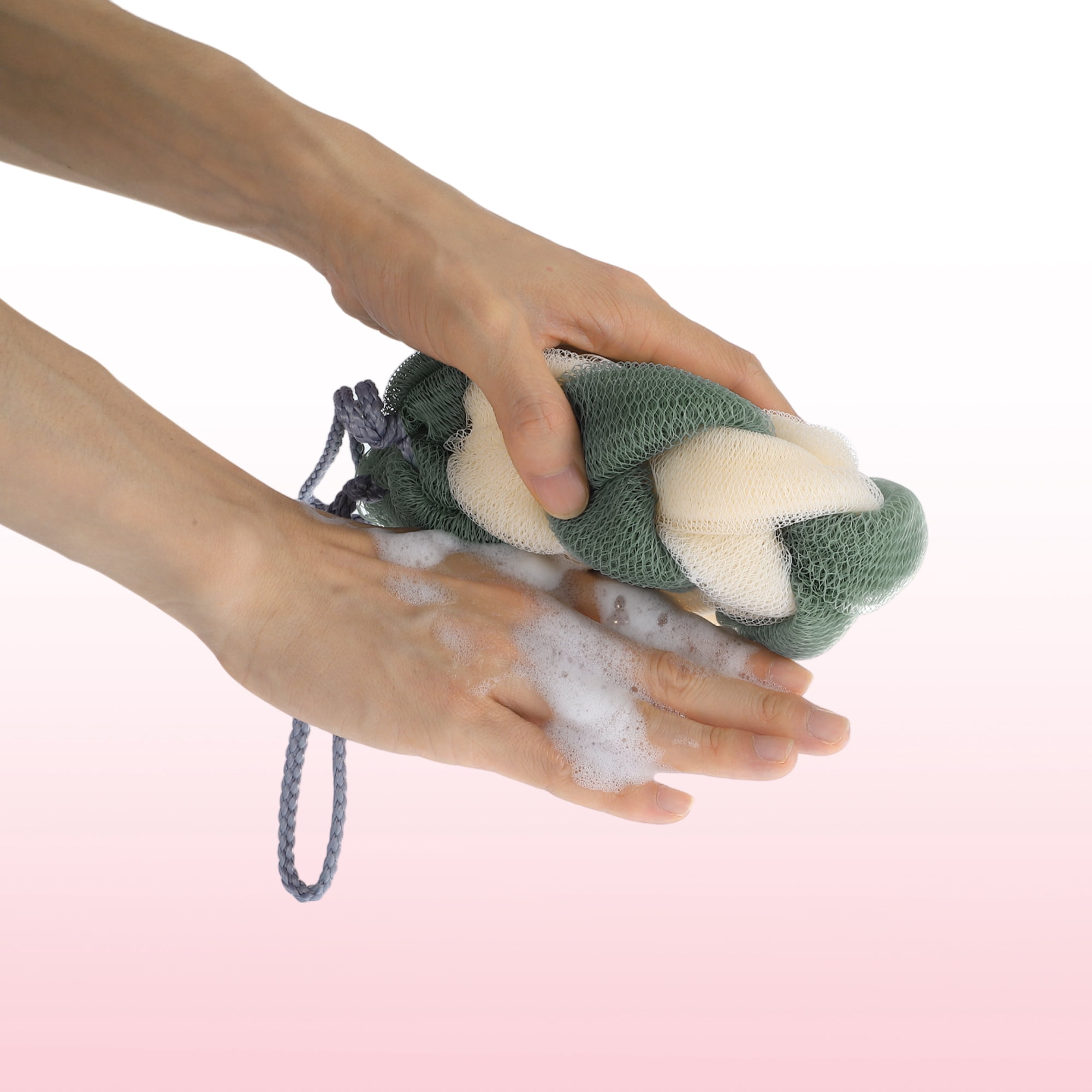 Unique Bargains Long Stretch Back Sponge Back 12.20"x2.76"x1.97" 1 Pc Beige Green