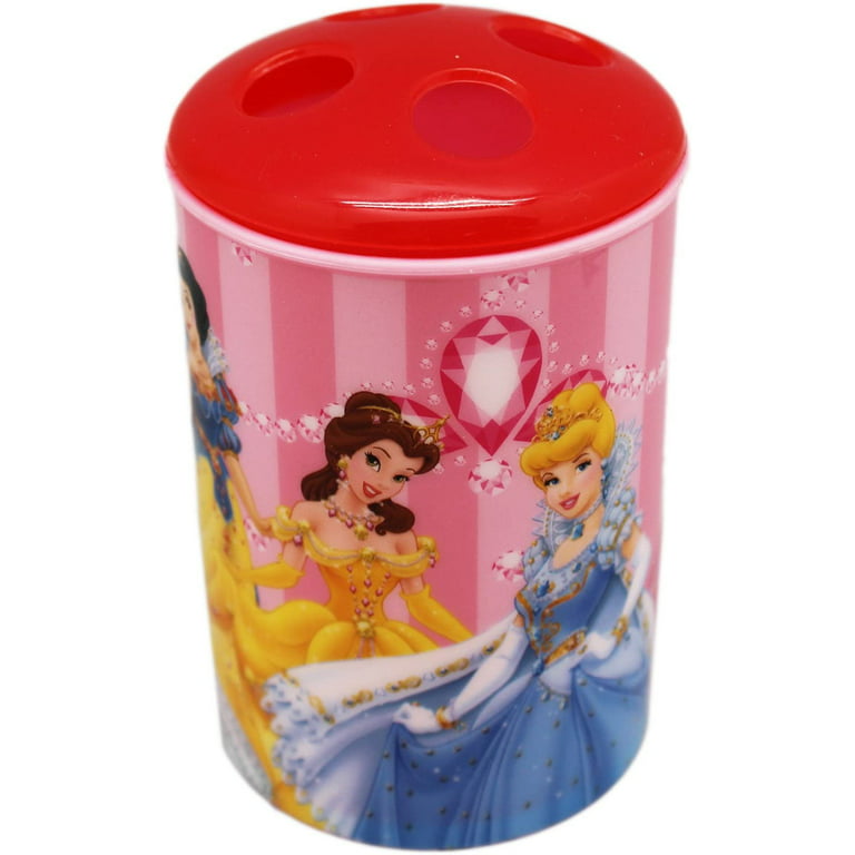 TUPPERWARE Disney Princess Tumbler Canister Snack Cups Lids Lunch Set Pink