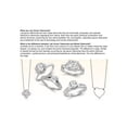 thumbnail image 2 of 1.20 Carat (Ctw) Citrine Halo Earrings in 14K White Gold Earrings with Lab-Grown Diamonds, 2 of 6