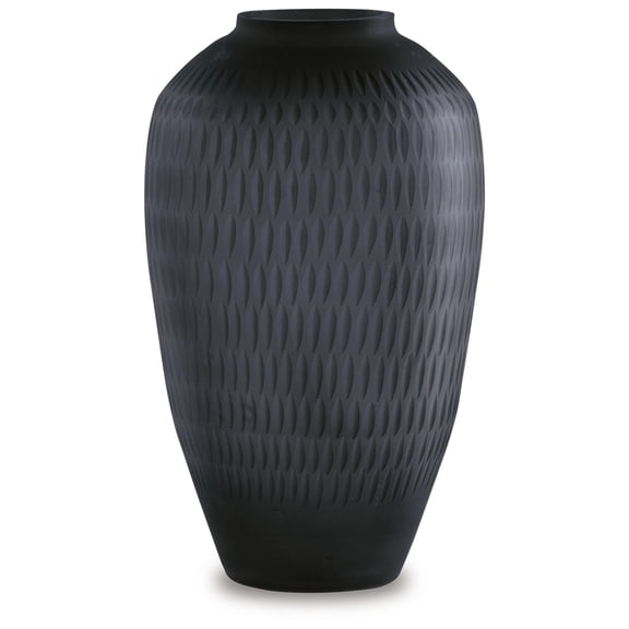 Signature Design by Ashley Contemporary Etney Vase  Slate