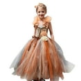 thumbnail image 4 of Coerni Girls Tulle Tutu Dress Kids Carnival Birthday Parties Halloween Princess Tulle Dress Up with Headband Outfits, 4 of 9