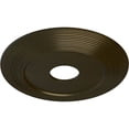 thumbnail image 3 of Ekena Millwork 16 1/8"OD x 3 5/8"ID x 1"P Adonis Ceiling Medallion (Fits Canopies up to 10 1/4"), Hand-Painted Green Gold, 3 of 6