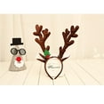 thumbnail image 2 of Gymnture Christmas Antlers Headband Boppers: Reindeer Hairband with Bells, 2 of 10