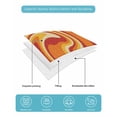 thumbnail image 5 of Orange Yellow Twin Size Down Alternative Comforter, Lightweight Comforter Quilt Bedding Set with Pillow Shams Modern Ombre Abstract Aesthetic Art All Seasons Bed Comforter Duvet Insert 68"x86", 5 of 7