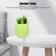 thumbnail image 5 of Mini Round Plastic Plant Flower Pot Garden Home Office Decoration Flower Pot for PlantingGreen, 5 of 5
