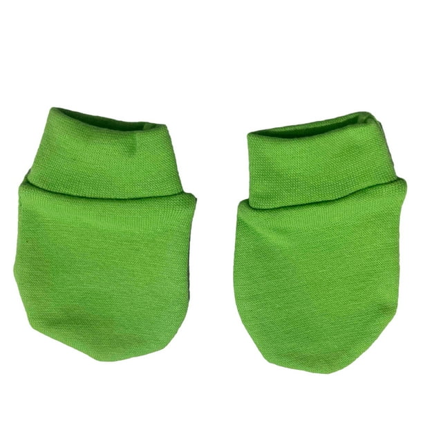 Minnieouse Manoplas para bebés Sensación cómoda Guantes para recién nacidos Diseño considerado Accesorios para bebés Accesorios de guantes y mitones verde 2