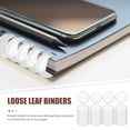 thumbnail image 2 of Desktop Plastic Hole Rings For Notepads Home Use 44Pcs 1.5x1.5in, 2 of 8
