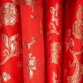 thumbnail image 2 of Metallic Church Cross Brocade Fabric 60" Wide 100% Polyester Sold By The Yard Many Colors (Red / Silver), 2 of 2