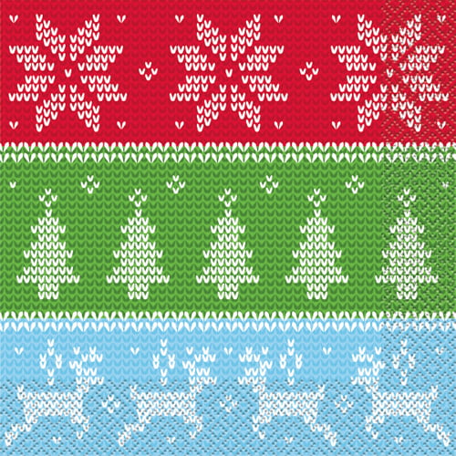 Ugly Sweater Christmas Paper Luncheon Napkins, 6.5 Inch, 16 Count ...