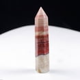 thumbnail image 2 of PENGXIANG Colonne de Cristal Naturel Pierre Rouge Pierre Hexagonale Simple Pointe Cryste, 2 of 2
