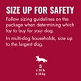 thumbnail image 4 of KONG® Ball with Rope Dog Toy, Small, for Dogs Up to 20 lbs, 4 of 7