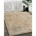 thumbnail image 3 of Ahgly Company Machine Washable Indoor Square Traditional Brown Area Rugs, 6' Square, 3 of 7