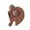 Brown, variant on Sunjoy Tech Fall Winter Children Hat Knitted Cartoon Ear Decor Warm Ear Protection Infant Baby Cap Beanie Thick Soft Elastic Button Closure Unisex Anti-slip Lightweight Hat