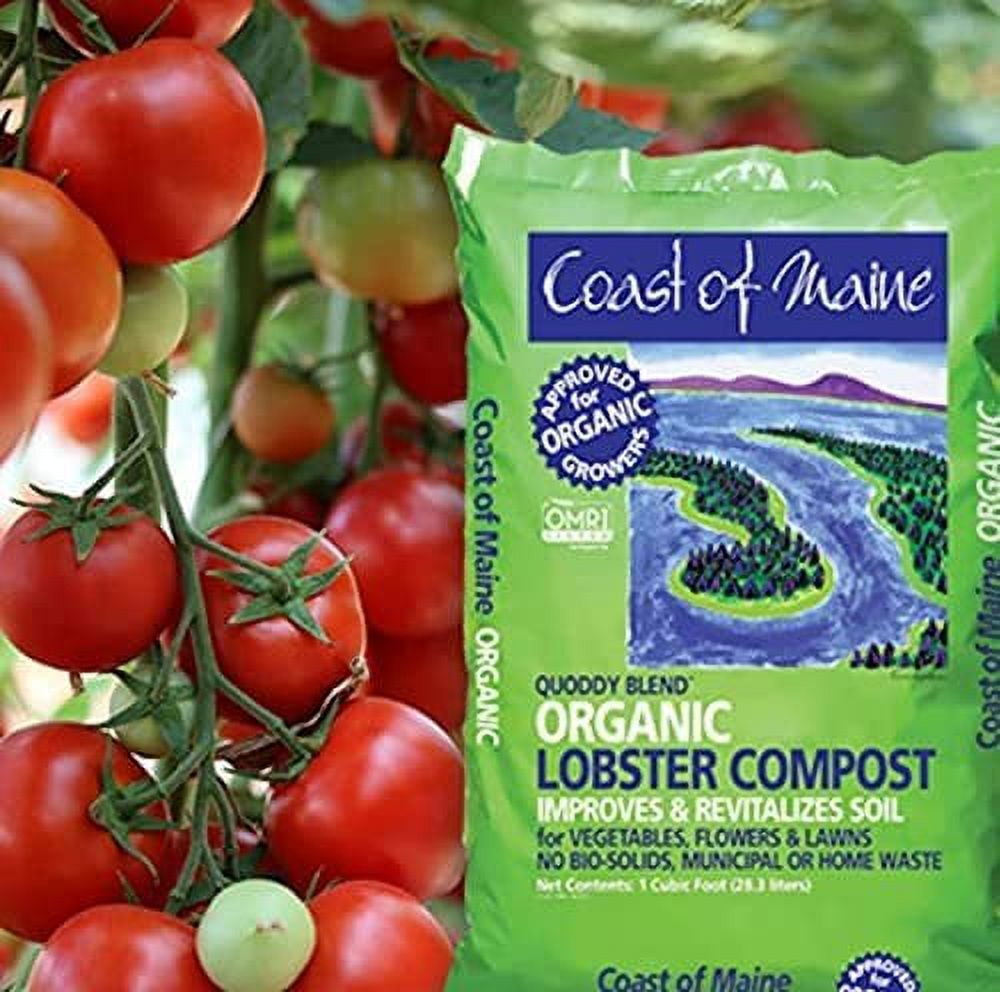 Coast of Maine Flowers Vegetables Natural Fertilizers, 28.3 Liters
