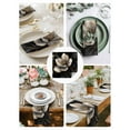thumbnail image 4 of Black Gold Flower Cloth Napkins Washable Set of 6, Gradient Luxurious Floral Botanical Reusable Dinner Table Napkins Cloth Bulk for Weddings Kitchen Restaurants Hotel Events Parties 20 x 20 Inch, 4 of 9