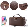 thumbnail image 3 of Bolsa de maquillaje Cuteseason Travel Toiletry, impermeable, piel sintética, 3 of 7